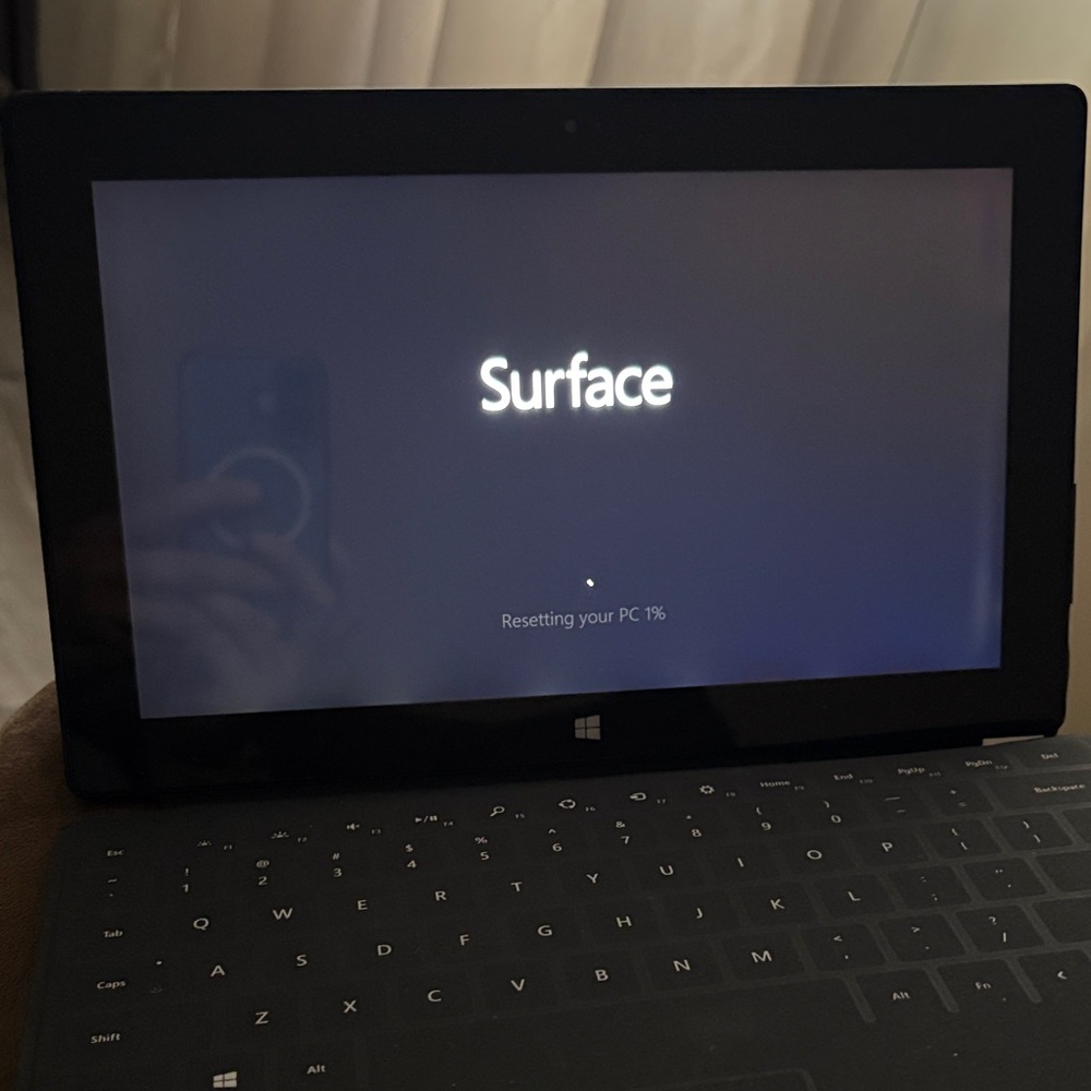 Microsoft Surface with Black Keyboard